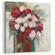Floral Abstract Canvas Art - Vibrant Modern Botanical Design