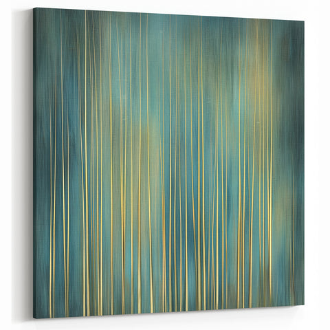 Minimalist Forest Abstract Canvas - Elegant Vertical Art Design
