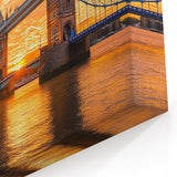 Tower Bridge at Sunset - Iconic Landmark Landscape Art