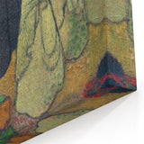 Modern Wall Art - Vibrant Procession Scene with Rich Colors