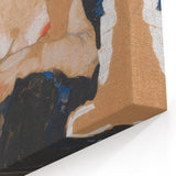 Modern Wall Art - Expressive Portrait with Bold and Warm Tones