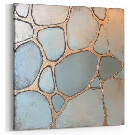 Abstract Pebble Design - Geometric Wall Art for Modern Spaces