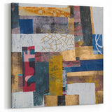 Colorful Collage Abstract Design - Geometric Wall Art