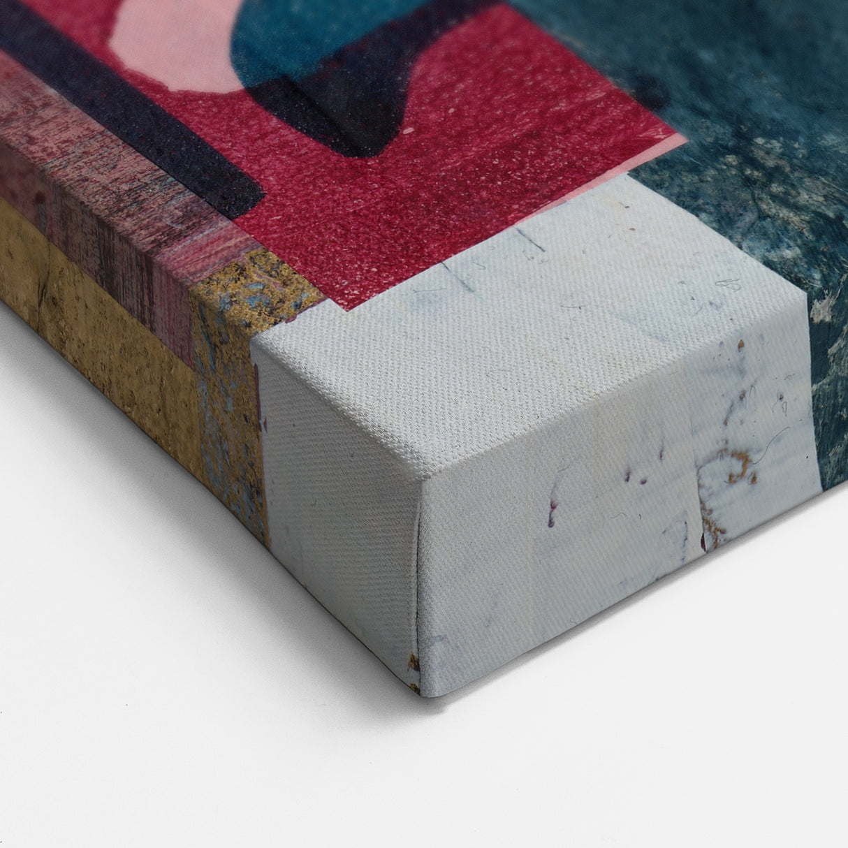 Colorful Collage Abstract Design - Geometric Wall Art