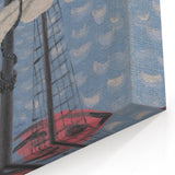 Modern Wall Art: Fishing Boats – Nautical Abstract by Mikuláš Galanda