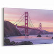 Golden Gate Bridge at Sunset - Iconic Coastal Landscape Art