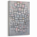 Modern Wall Art: Piet Mondrian's Composition No. IV – Abstract Geometry