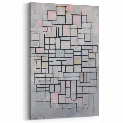 Modern Wall Art: Piet Mondrian's Composition No. IV – Abstract Geometry
