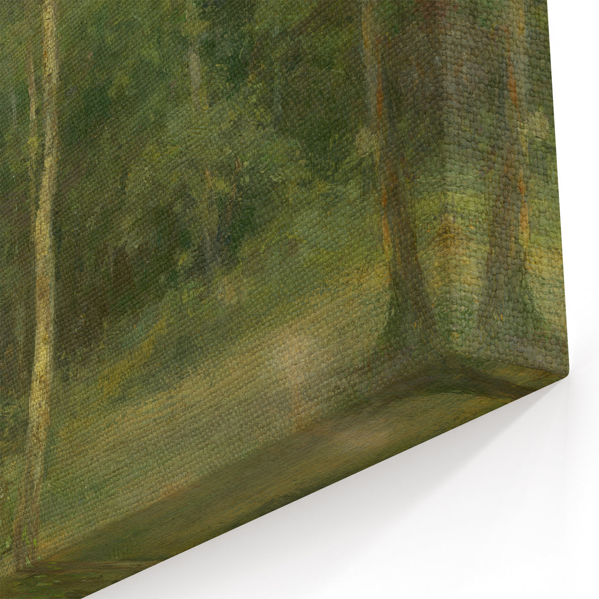 Modern Wall Art: Wooded Landscape with Birches – Serene Nature Scene