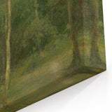 Modern Wall Art: Wooded Landscape with Birches – Serene Nature Scene