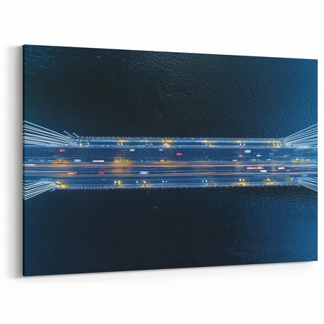 Bridge Photography Prints - Aerial Night View