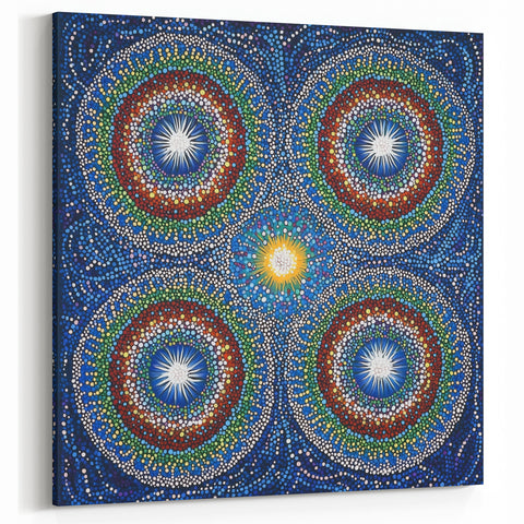 Contemporary Abstract Canvas - Geometric Art for Modern Spaces