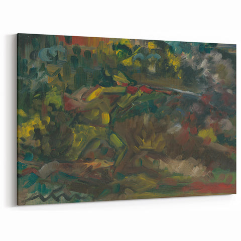 Expressionism Wall Art - Abstract Forest Scene by Expressionist Artist