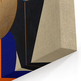 Geometric Wall Art Prints - Bold Abstract Design with Gold Highlights