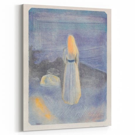 Expressionist Art - Young Woman on the Beach by Edvard Munch