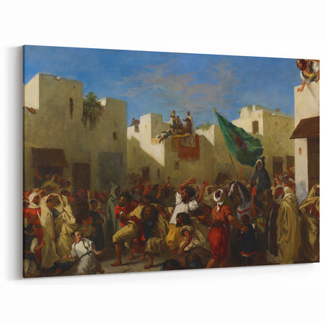 Romanticism Art - Famous Romantic Era Painting of Tangier Scene