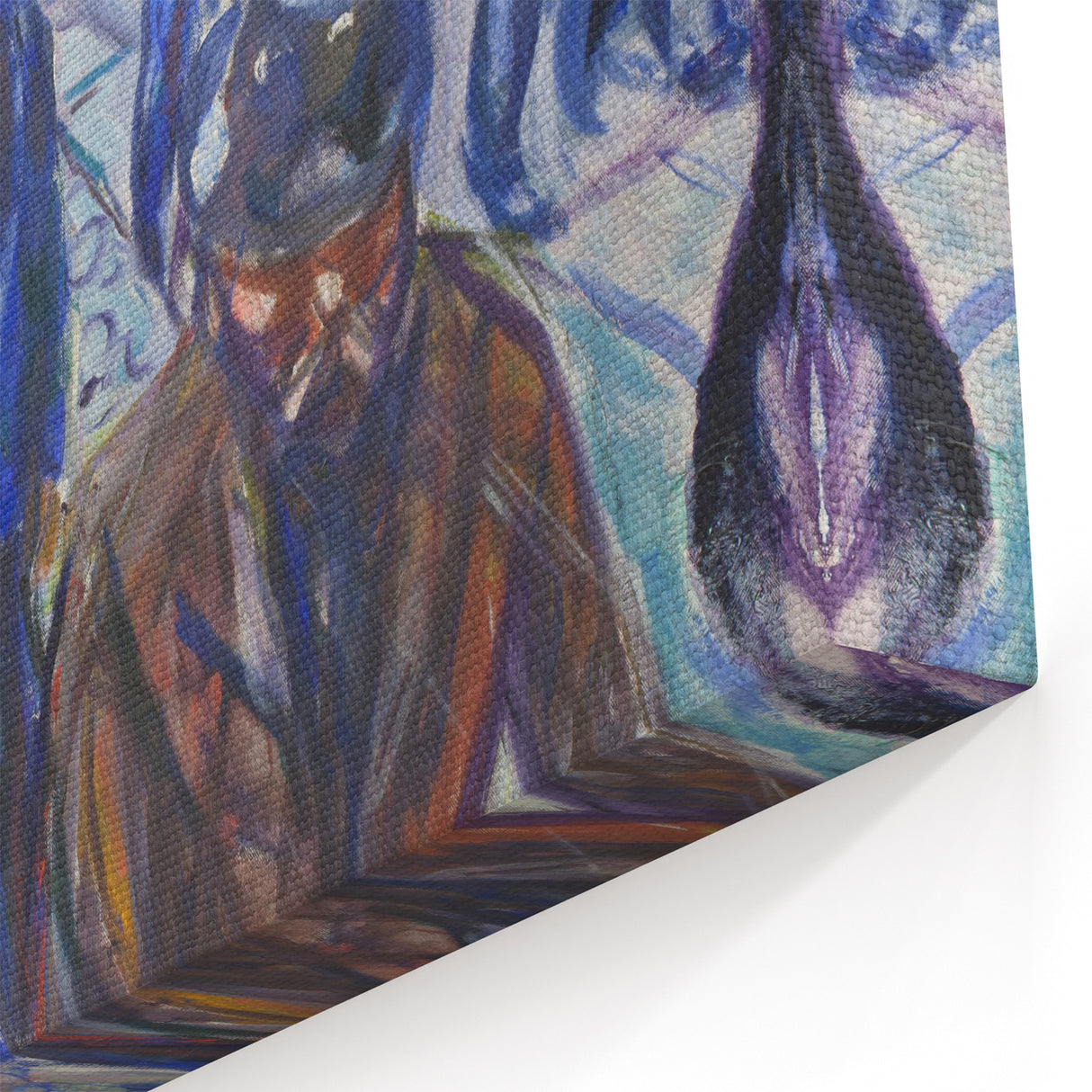 Expressionist Art - Workers on Their Way Home by Edvard Munch