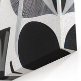 Modern Geometric Art Prints - Abstract Black and White Wall Art