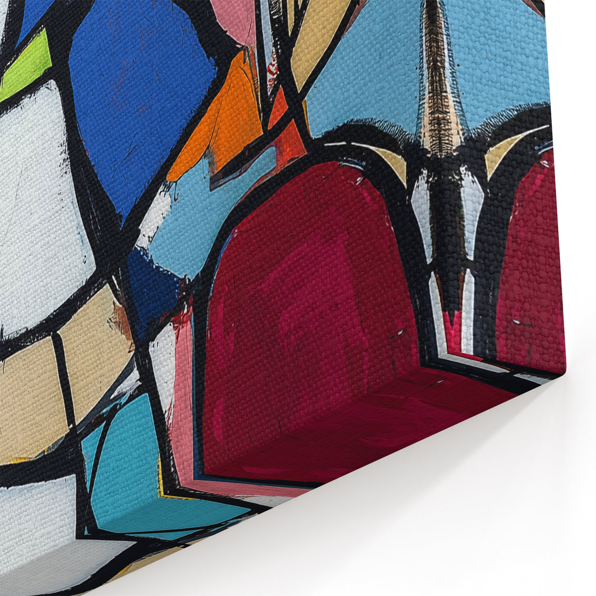 Abstract Geometric Paintings - Colorful Modern Art with Bold Shapes