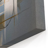 Geometric Abstract Wall Art - Neutral Modern Design with Circular Shapes