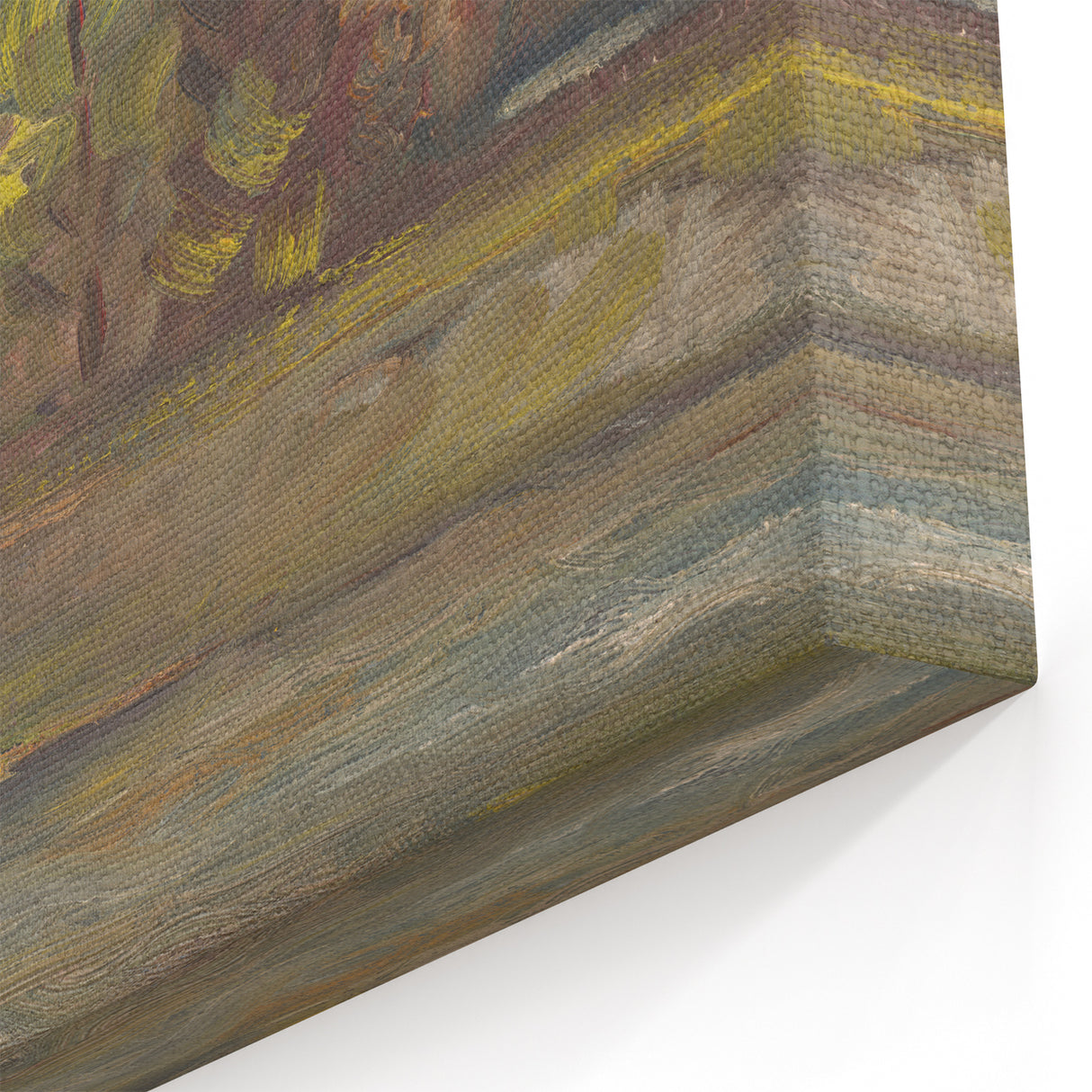Expressionist River Landscape - Vibrant Decorative Wall Art