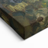 Expressionist Forest Scene - Vibrant Little Houses Wall Art