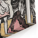Ernst Ludwig Kirchner's Singer Scene - Vibrant Expressionist Artwork