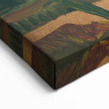 Expressionist Landscape with Church - Vibrant Nature-Inspired Wall Art