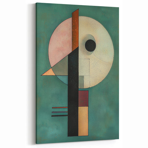 Contemporary Abstract Canvas - Geometric Shapes Artwork Wall Art