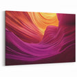 Vivid Abstract Canyon Art - Bold Sandstone Canvas Prints for Decor