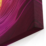 Vivid Abstract Canyon Art - Bold Sandstone Canvas Prints for Decor