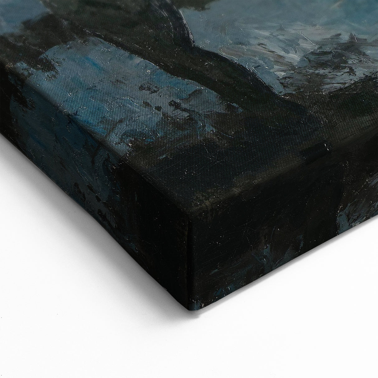 Modern Wall Art: Industrial Winter Scene with Urban Charm