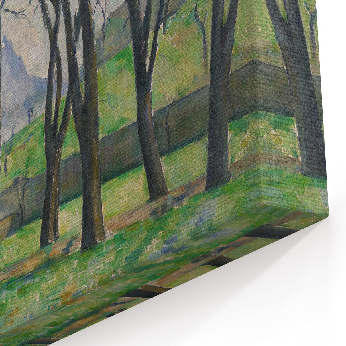 Modern Wall Art: Serene Landscape with Chestnut Trees