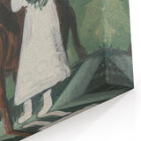 Modern Wall Art: Mystical Bride with Bull in Bold Colors