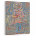 Modern Wall Art: Boy in Vibrant Mosaic-Inspired Fancy Dress