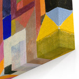 Modern Wall Art: Abstract Colorful Architecture by Paul Klee