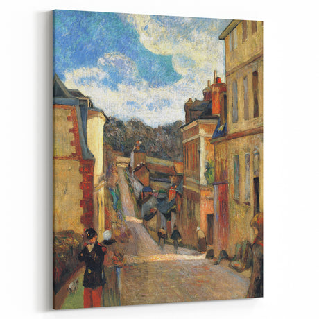 Modern Wall Art: Paul Gauguin's Rue Jouvenet in Rouen