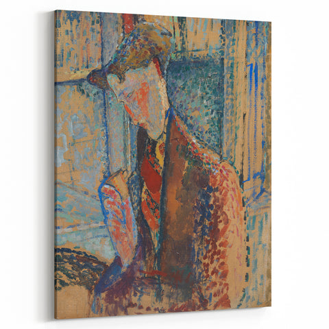 Modern Wall Art: Amedeo Modigliani's Dreamy Portrait Study