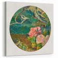 Modern Wall Art: Paul Gauguin's Vibrant Flowers and Bird
