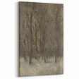 Romanticism Art - Winter Forest by László Mednyánszky Print