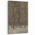 Romanticism Art - Winter Forest by László Mednyánszky Print