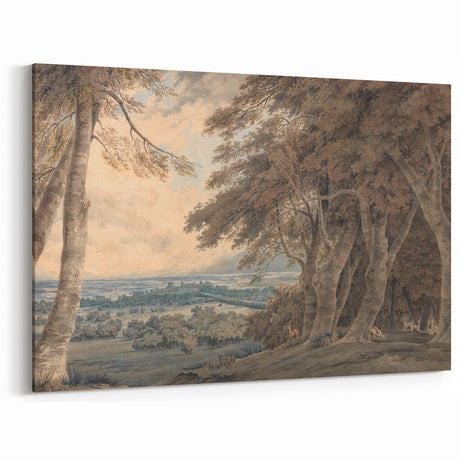 Romanticism Art - Windsor Landscape View Print