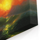 Famous Romantic Era Art - The Ninth Wave Seascape Canvas Print