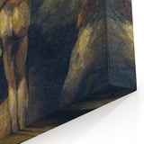 Famous Romantic Era Art - Goya's Saturn Devouring His Son Canvas Art