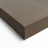 Contemporary Abstract Wall Art - Gold Cross on Black and Gray Canvas