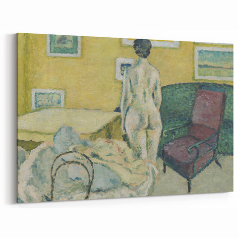 Expressionism Wall Art - Modern Nude Figure Interior Painting