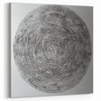 Monochrome Geometric Wall Art - Black and White Circular Line Design