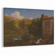 Famous Romantic Era Art: "Il Penseroso" Landscape by Thomas Cole