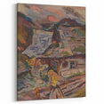 Expressionism Wall Art - Vibrant Mountain Morning Scene Painting