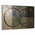 Modern Geometric Art Prints – Abstract Intersecting Rings Wall Decor